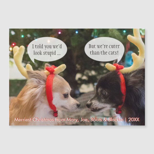 Christmas Reindeer Dogs ... If Dogs Could Talk (Front)