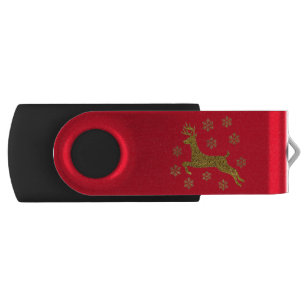 Christmas Reindeer Flash Drive