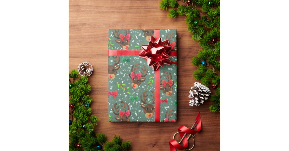 Forest Green Wrapping Paper | Zazzle