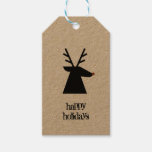 Christmas Reindeer Gift Tags at Zazzle