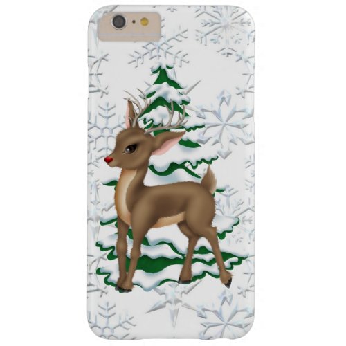 Christmas Reindeer iPhone 6 plus barely there case