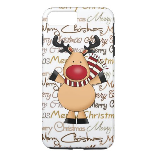 Christmas Reindeer iPhone 7 plus tough case