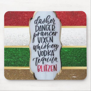 Christmas Reindeer Mouse Pad