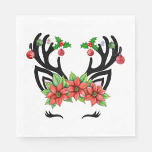 Christmas Reindeer Napkins