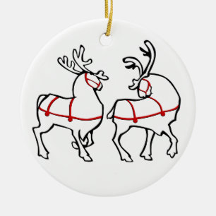 Christmas Reindeer Ornament Holiday Decorations