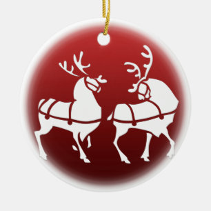 Christmas Reindeer Ornament Holiday Decorations