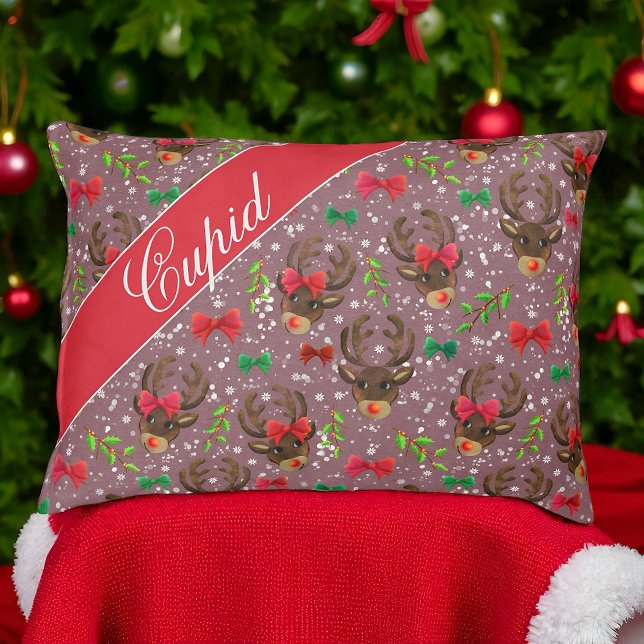 Christmas Reindeer Plum Pet Bed (Creator Uploaded)