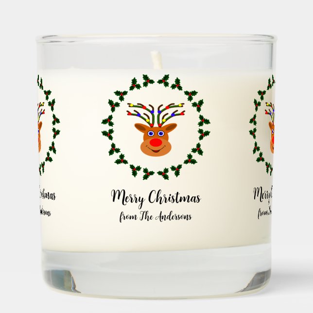 Christmas Reindeer  Scented Candle (Right)