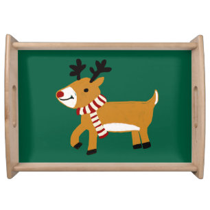 Christmas Reindeer Serving Tray