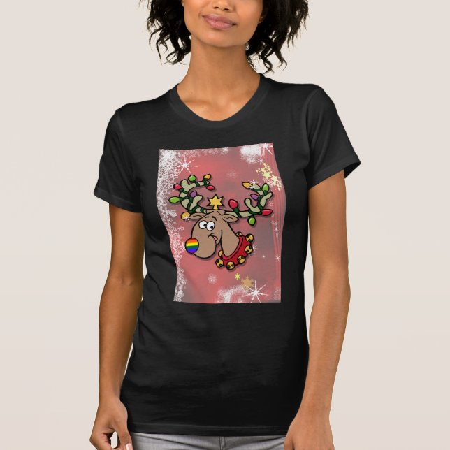 Christmas Reindeer T-Shirt (Front)