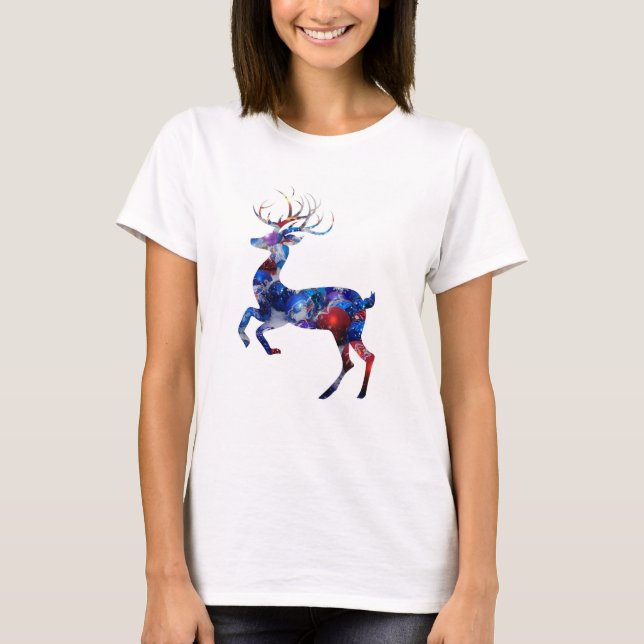 Christmas Reindeer T-Shirt (Front)