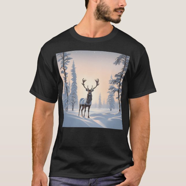 Christmas Reindeer T-Shirt (Front)