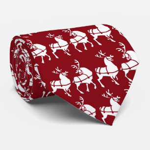 Christmas Reindeer Ties Holiday Ties Customize