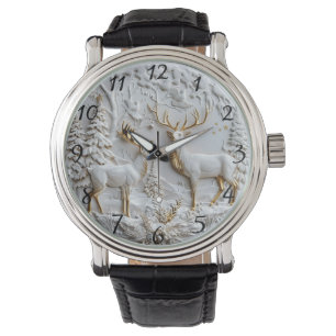 Christmas Reindeer Winter Magic Watch