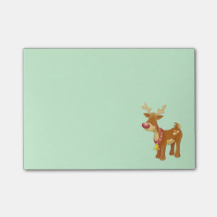 Christmas Reindeer with a Red Nose Post-it Notes