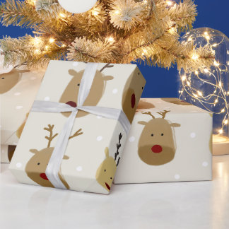 Christmas Reindeer Wrapping Paper