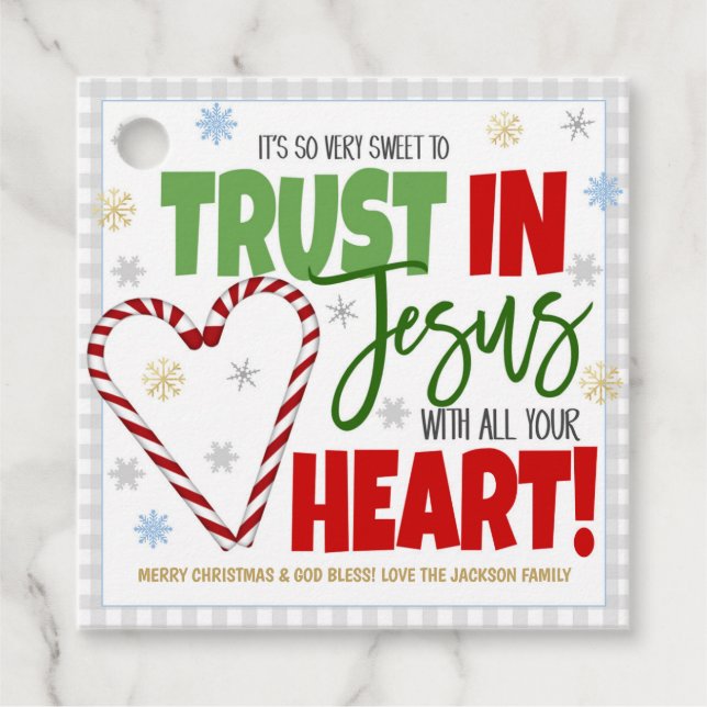 Christmas Religious Gift Tag (Front)