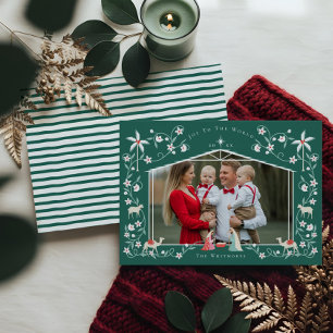 Christmas Religious Nativity Scene Family Photo Holiday Card