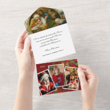 Christmas Religious Photo Jesus Mary Joseph Family