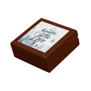 Christmas Religious Wonders of His Love Blessings Gift Box