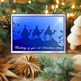 Christmas Remembrance Sympathy Wisemen Christian Holiday Card