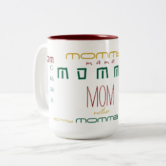 Christmas Repeating Name Personalized Coffee Mugs