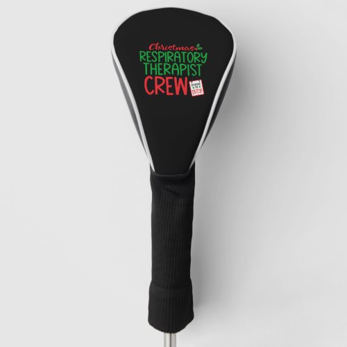 Christmas Respiratory therapist therapy   Golf Head Cover