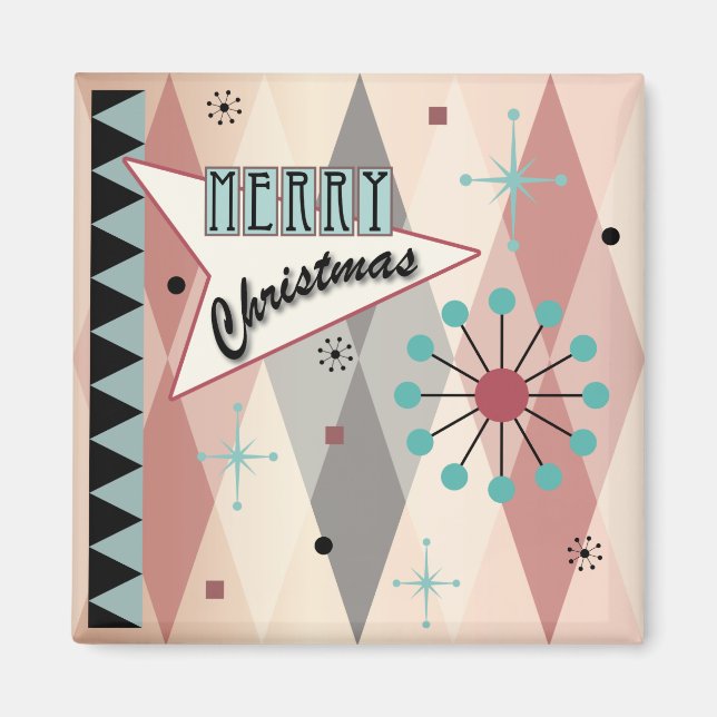 Christmas Retro 01 Magnet (Front)