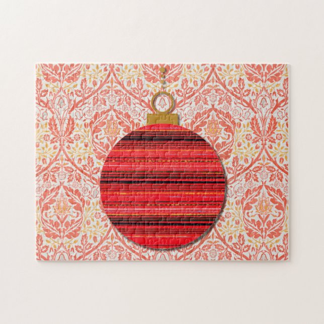 Christmas Retro Ornament Art Puzzle (Horizontal)