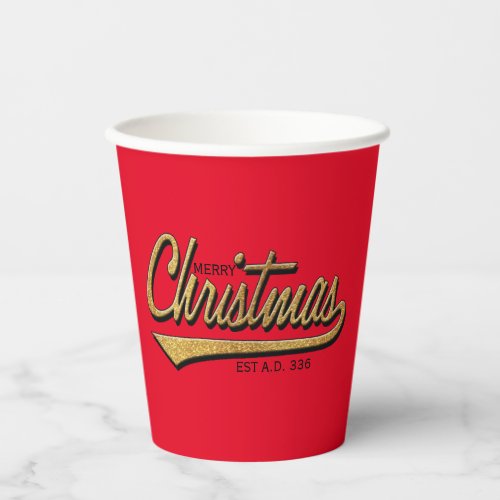 Christmas Retro Paper Cups