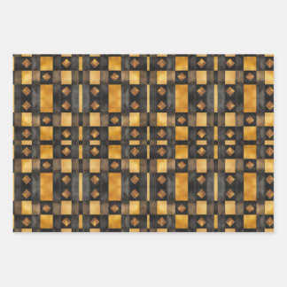 Christmas Retro Vinage Style Wrapping Paper Sheets