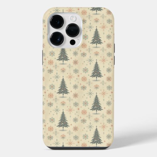 Christmas RetroVintage iPhone 14 Pro Max Case
