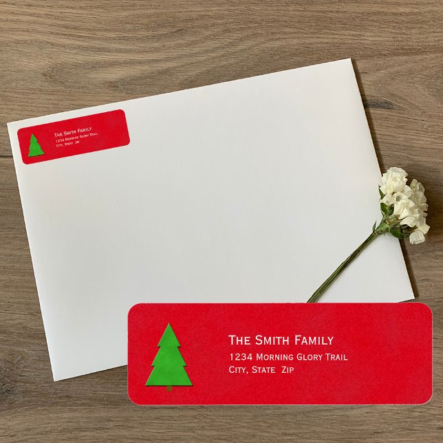 Christmas Return Address Label (Creator Uploaded)