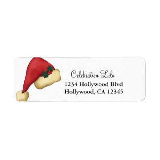 Christmas Return Address Label