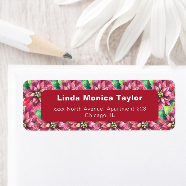 Christmas Return Address Label (Insitu)