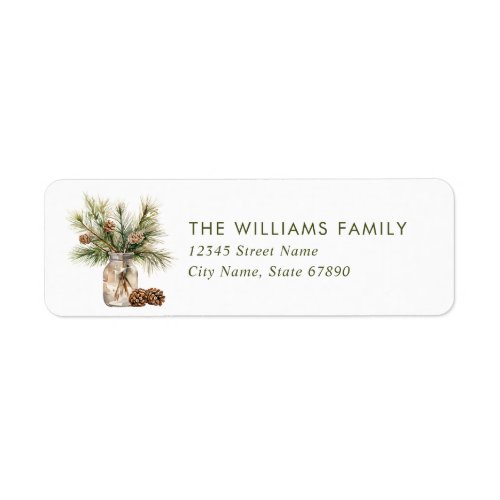 Christmas Return Address Labels