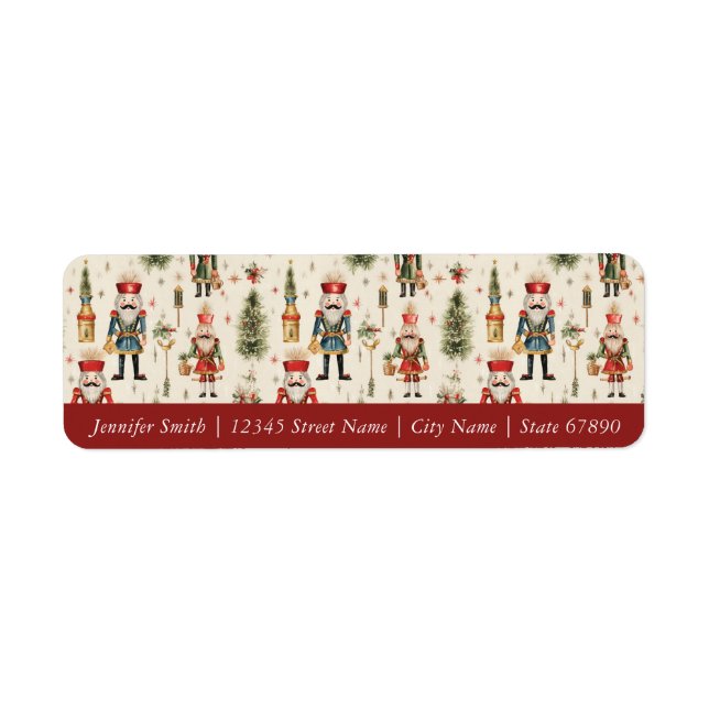 Christmas Return Address Labels (Front)