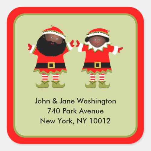 Christmas Return Address Labels