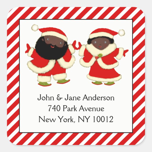 Christmas return address labels (Front)