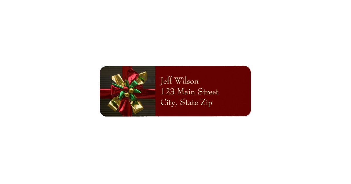 Christmas Return Address Labels | Zazzle.com