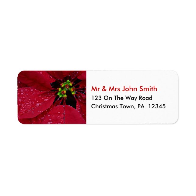 Christmas Return Address Labels (Front)