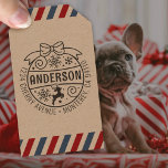 Christmas Return Address Reindeer Snowflake Self-inking Stamp<br><div class="desc">Get into the holiday spirit with our charming Christmas ball, Reindeer, Snowflake Return Address Stamp! Whether you're sending out Christmas cards, invitations, or just want to add a festive touch to your outgoing mail, this stamp will make your envelopes stand out. Spread holiday cheer with every piece of mail you...</div>