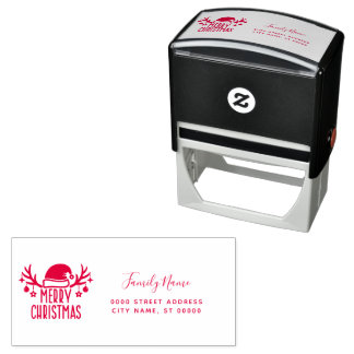 Christmas Return Address Self-inking Stamp