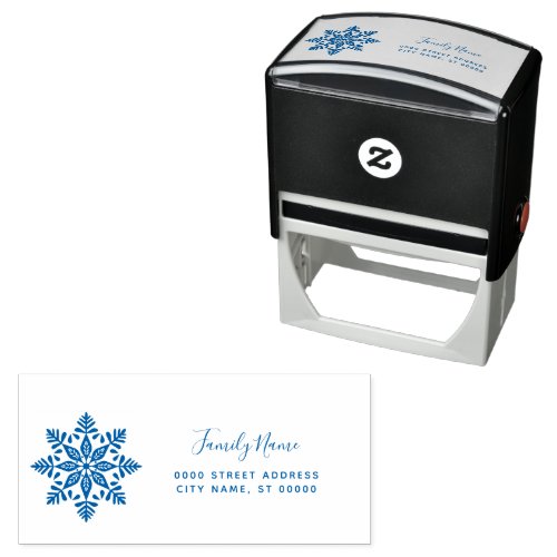 Christmas Return Address Self-inking Stamp