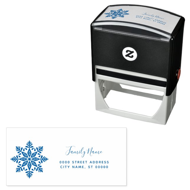 Christmas Return Address Self-inking Stamp (In Situ)