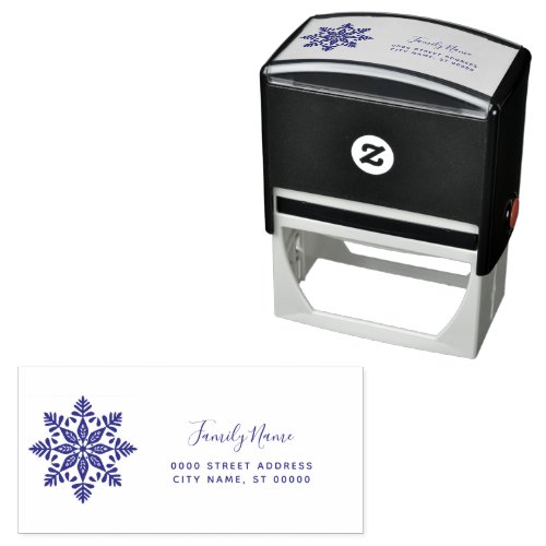 Christmas Return Address Self-inking Stamp
