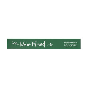 We Moved Return Address Labels | Zazzle