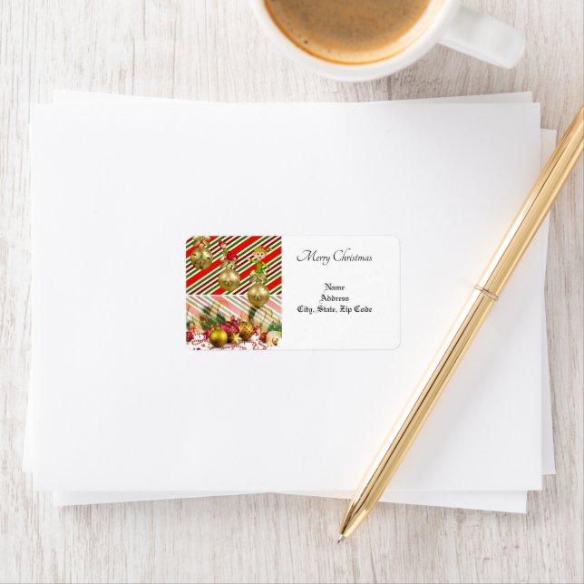 Christmas Return/ Shipping  Address Label (Insitu)