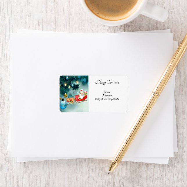 Christmas Return/ Shipping  Address Label (Insitu)