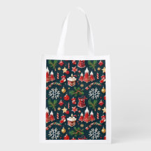 CHRISTMAS reusable purchase bag